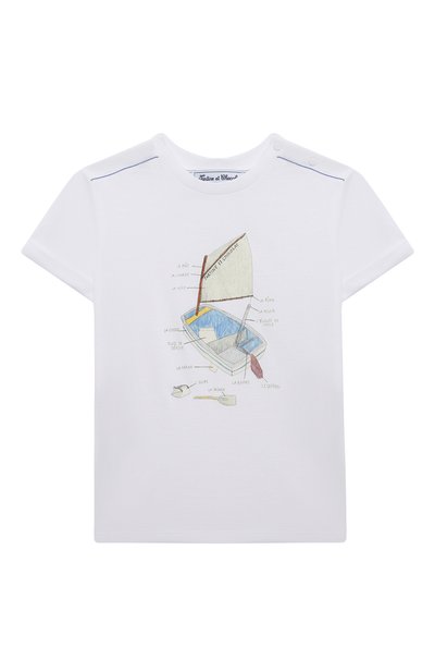 Хлопковая футболка TARTINE ET CHOCOLAT, арт. TY10051/18M-3A, фото 1