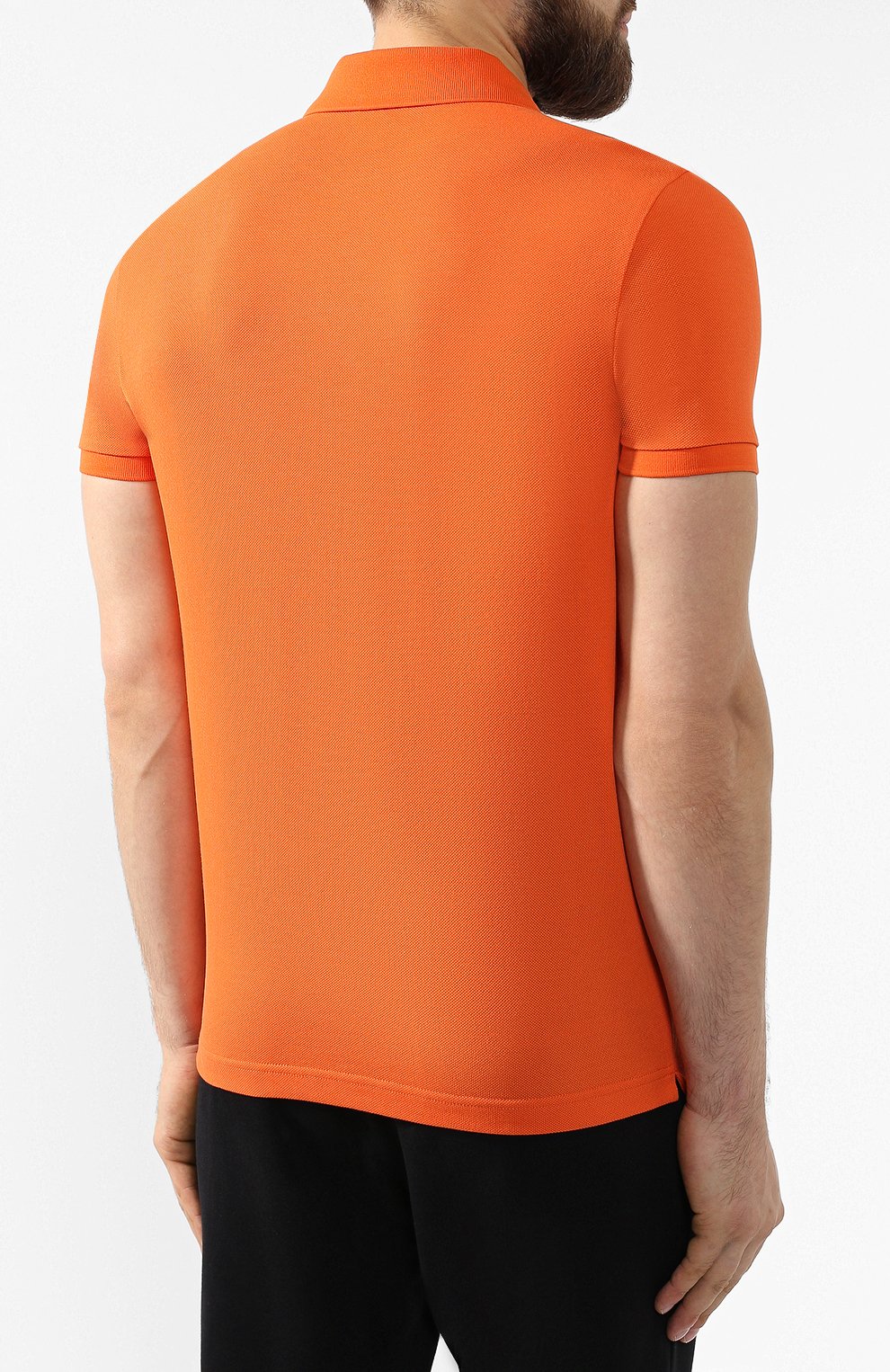 Хлопковое поло  MONCLER, арт. E1-091-83408-00-84556, фото 4