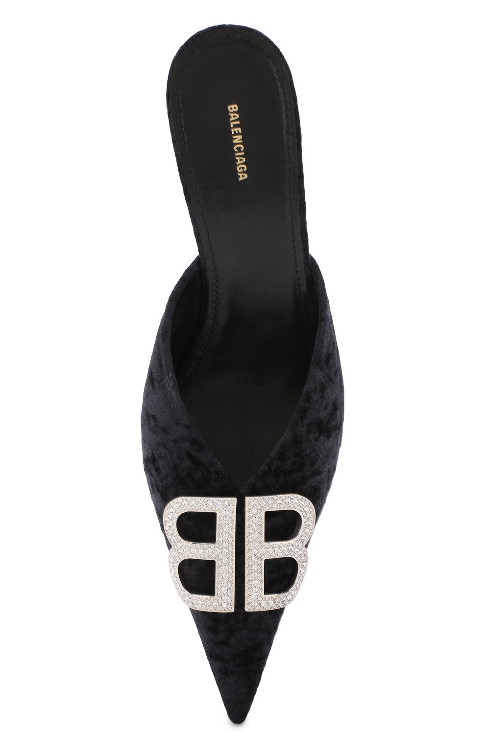 Бархатные мюли bb BALENCIAGA, арт. 570253/W1I81, фото 5