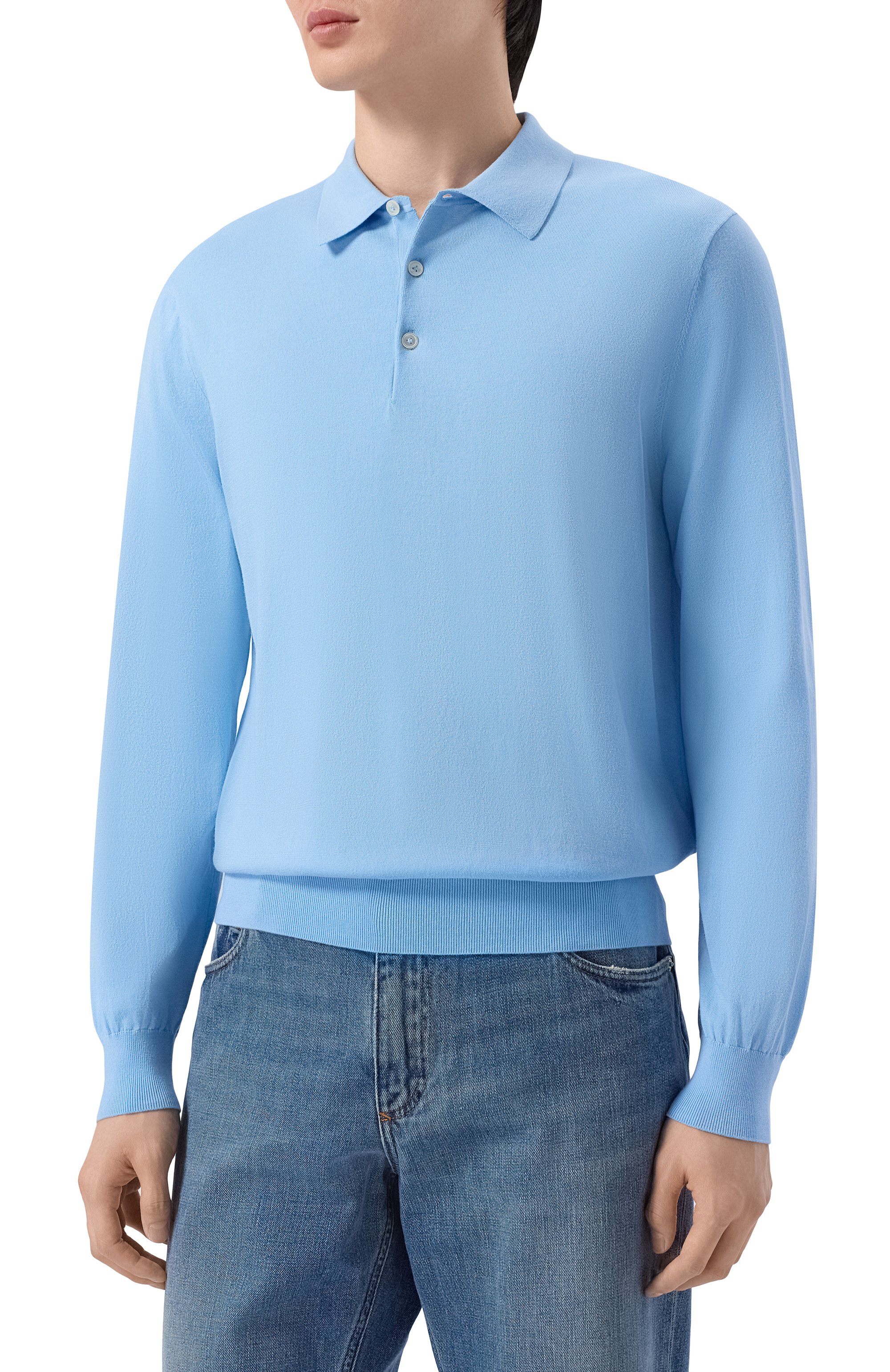 Поло из хлопка и шелка VAN LAACK, арт. VL-SABRI-SB/S00376, фото 3