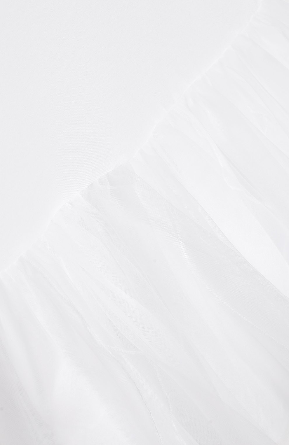 Хлопковое мини-платье MONNALISA белого цвета по цене 12350 руб., арт. 17CSOT, фото 3 Хлопковое мини-платье MONNALISA, арт. 17CSOT, фото 3