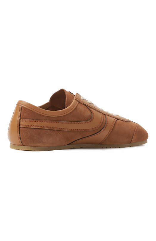 Замшевые кеды Dries Van Noten MS251/1503/126 Коричневый  MS251/1503/126 Фото 5