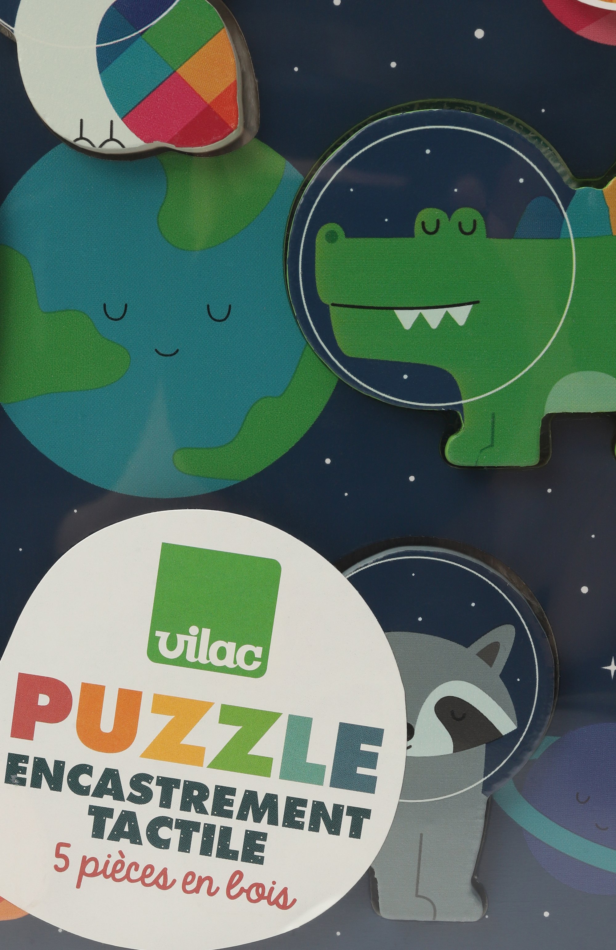 Тактильный пазл космос VILAC, арт. 7401, фото 3