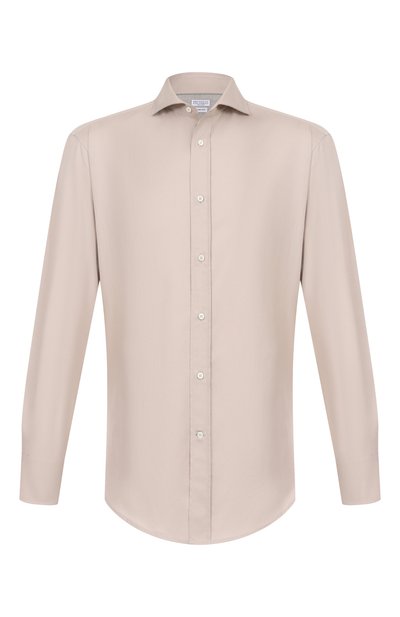 Мужская хлопковая сорочка BRUNELLO CUCINELLI, арт. MW6041718