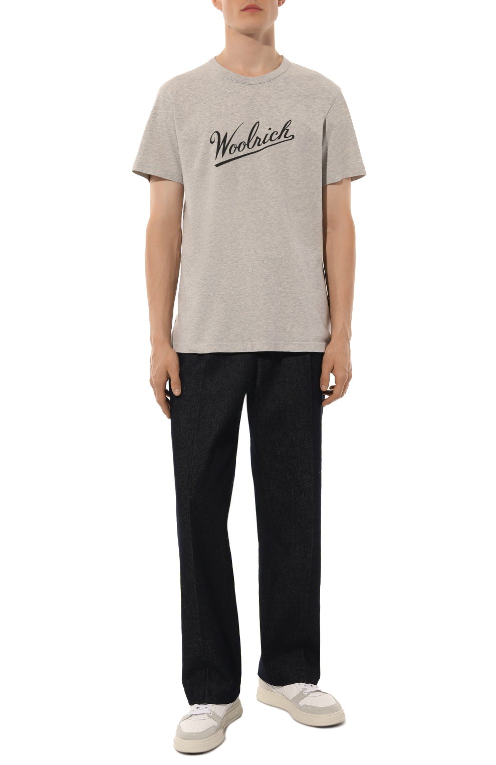 Хлопковая футболка WOOLRICH, арт. CFWOTE0135MRUT2926, фото 2