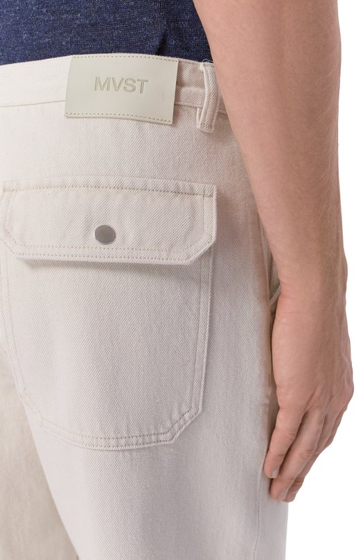 Джинсы MVST M26.2PM.T013-F117/F117 IV0RY RAW DENIM Кремовый  M26.2PM.T013-F117/F117 IV0RY RAW DENIM Фото 5