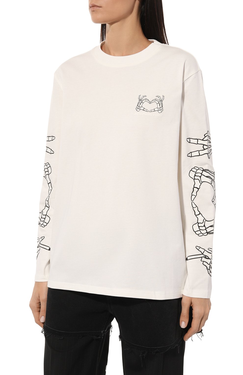 Хлопковый лонгслив ACUPUNCTURE, арт. 114U31670214, фото 3