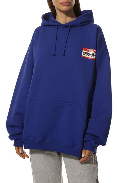 Хлопковое худи VETEMENTS, арт. UE52TR390N 1601/W, фото 3