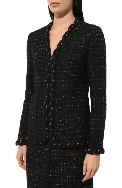 Твидовый жакет GIAMBATTISTA VALLI, арт. 24FWPVCA6113-08UBE, фото 3