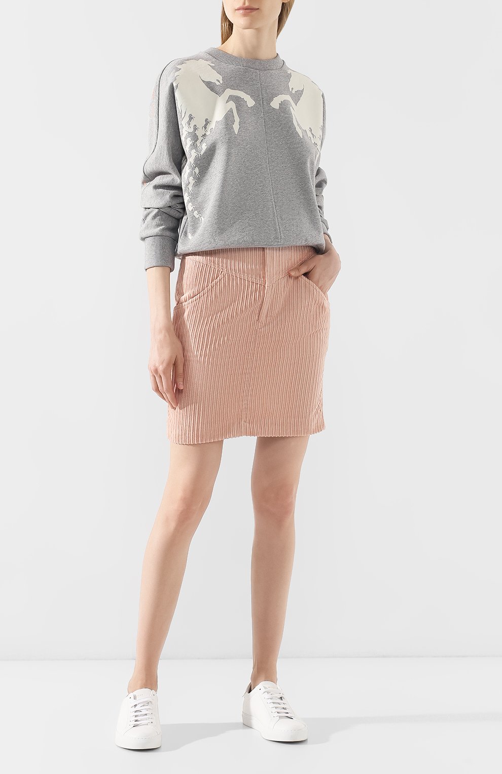 Вельветовая юбка ISABEL MARANT, арт. JU0899-19P016I/MARSH, фото 2