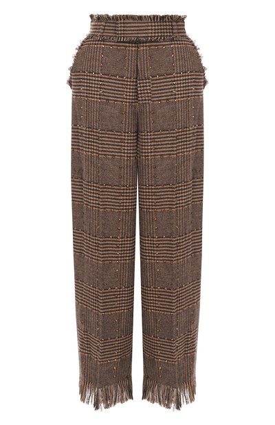 Женские брюки с отделкой стразами GIUSEPPE DI MORABITO, арт. 05FWPA112C 05307