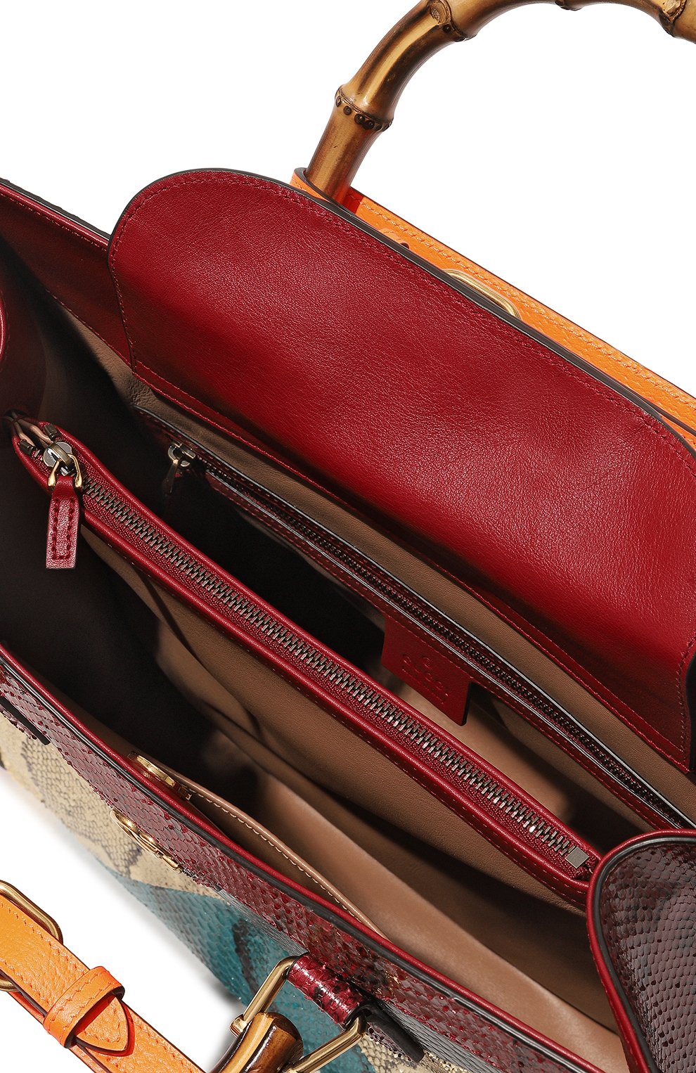 Сумка-тоут diana medium из кожи питона GUCCI, арт. 655658 LU32T, фото 5