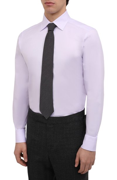 Хлопковая сорочка ZEGNA, арт. 301623/9MS0PA, фото 4