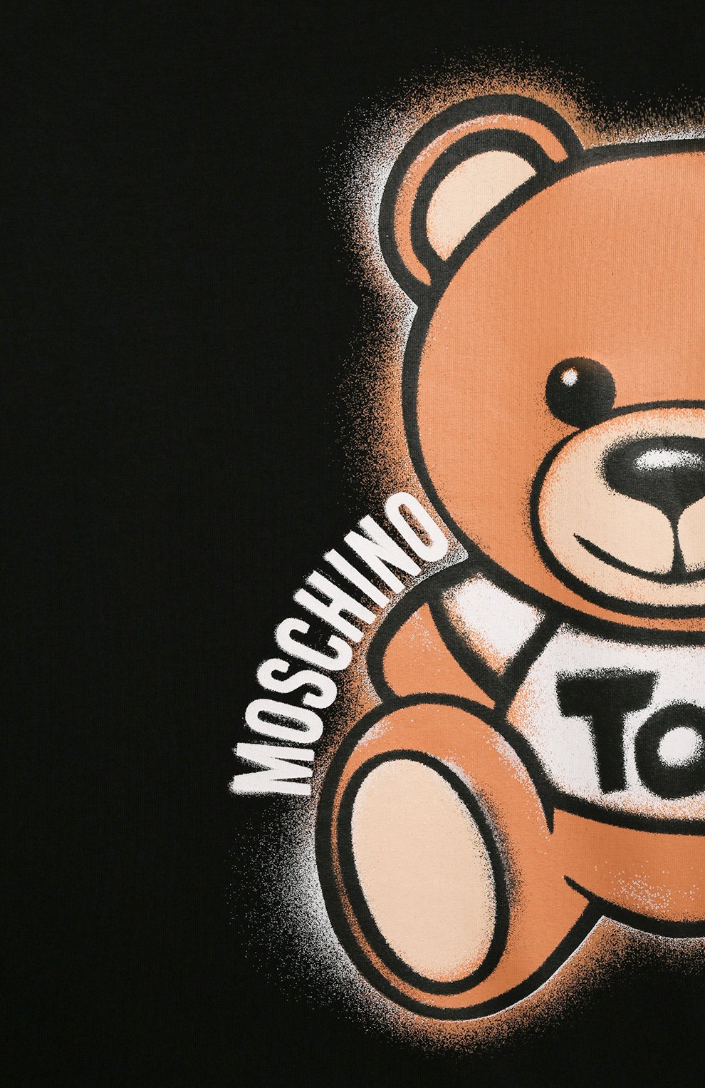 Хлопковая футболка MOSCHINO, арт. HQM02X/LBA18/10A-14A, фото 3