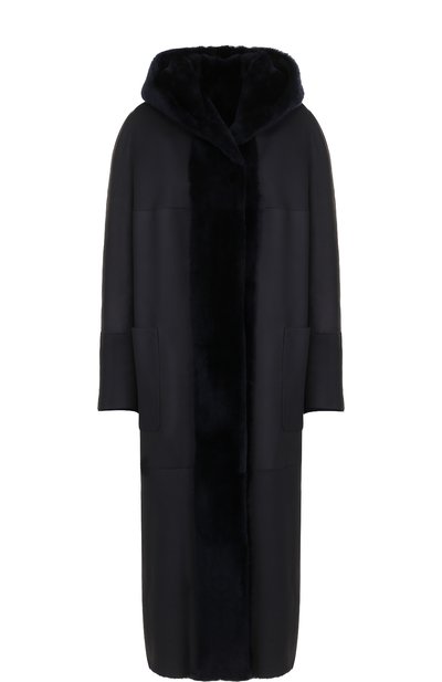 Двусторонняя дубленка из овчины с капюшоном LORO PIANA, арт. FAG4368, фото 1