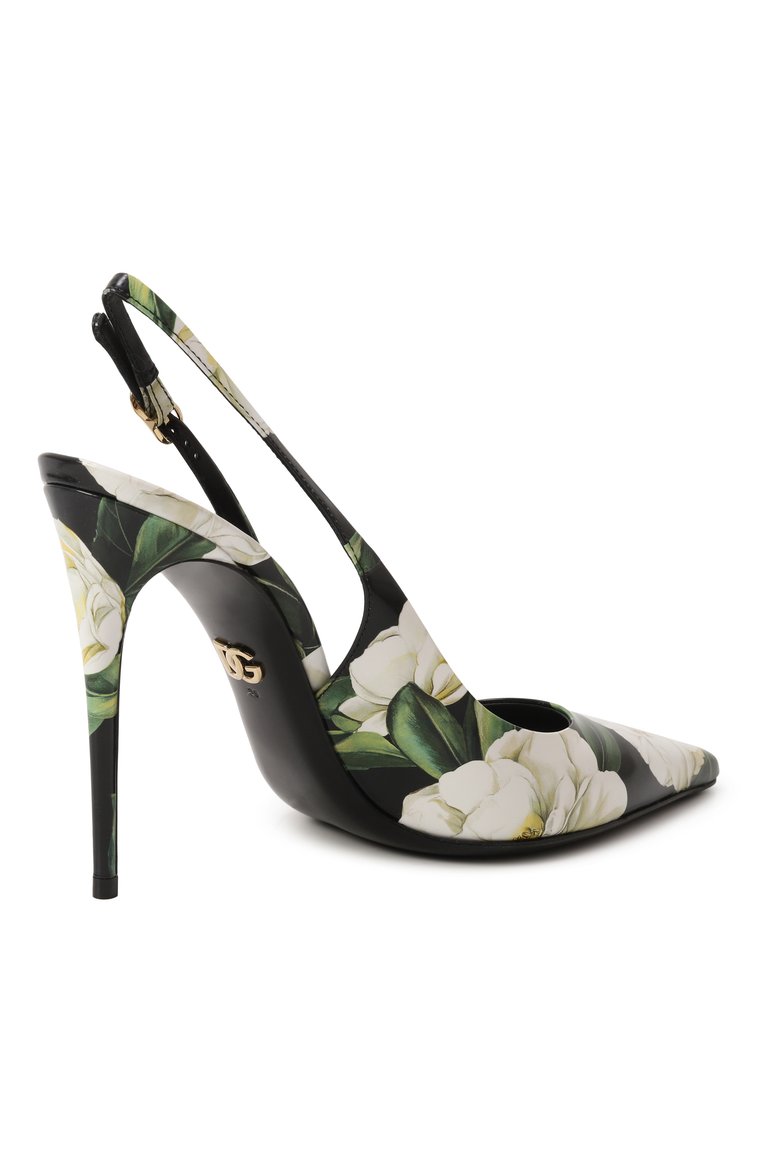 Женские кожаные туфли lollo 105 DOLCE & GABBANA разноцветного цвета, арт. CG0876/A6023 | Фото 5 (Каблук высота: Высокий; Подошва: Плоская; Материал внешний: Натуральная кожа; Материал внутренний: Натуральная кожа; Женское Кросс-КТ: Слингбэки; Каблук тип: Шпилька; Автоматизация ТО: Проставлено; Автоматизация состава: Проставлено; Размерность: Товар большемерит; Re-sync: On)