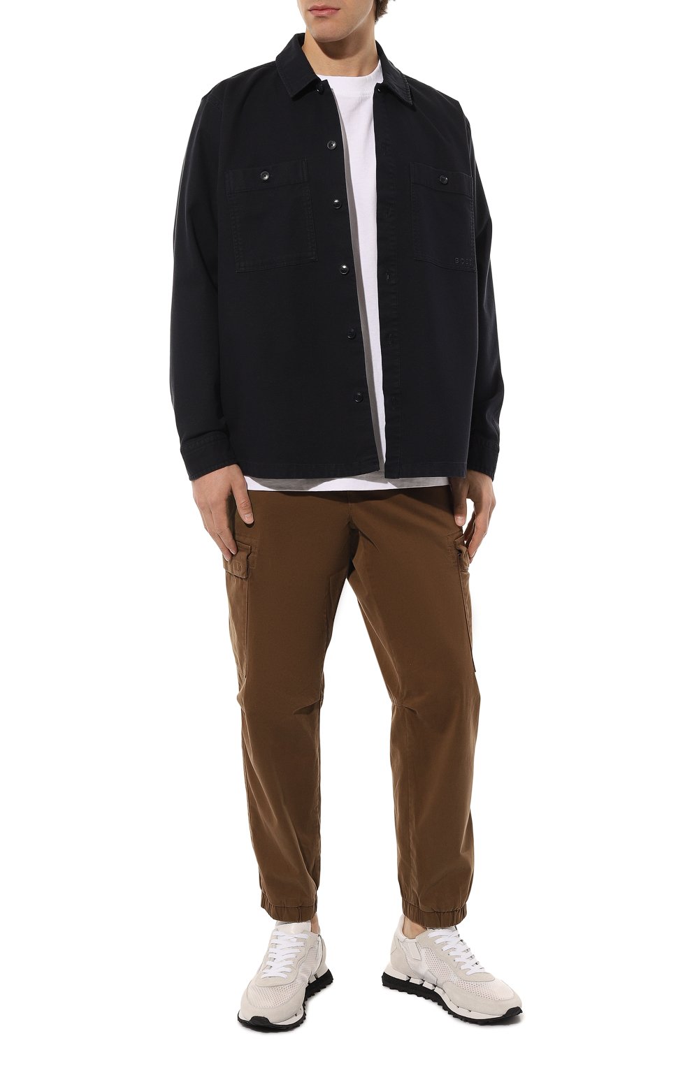 Хлопковая рубашка BOSS ORANGE, арт. 50483220, фото 2