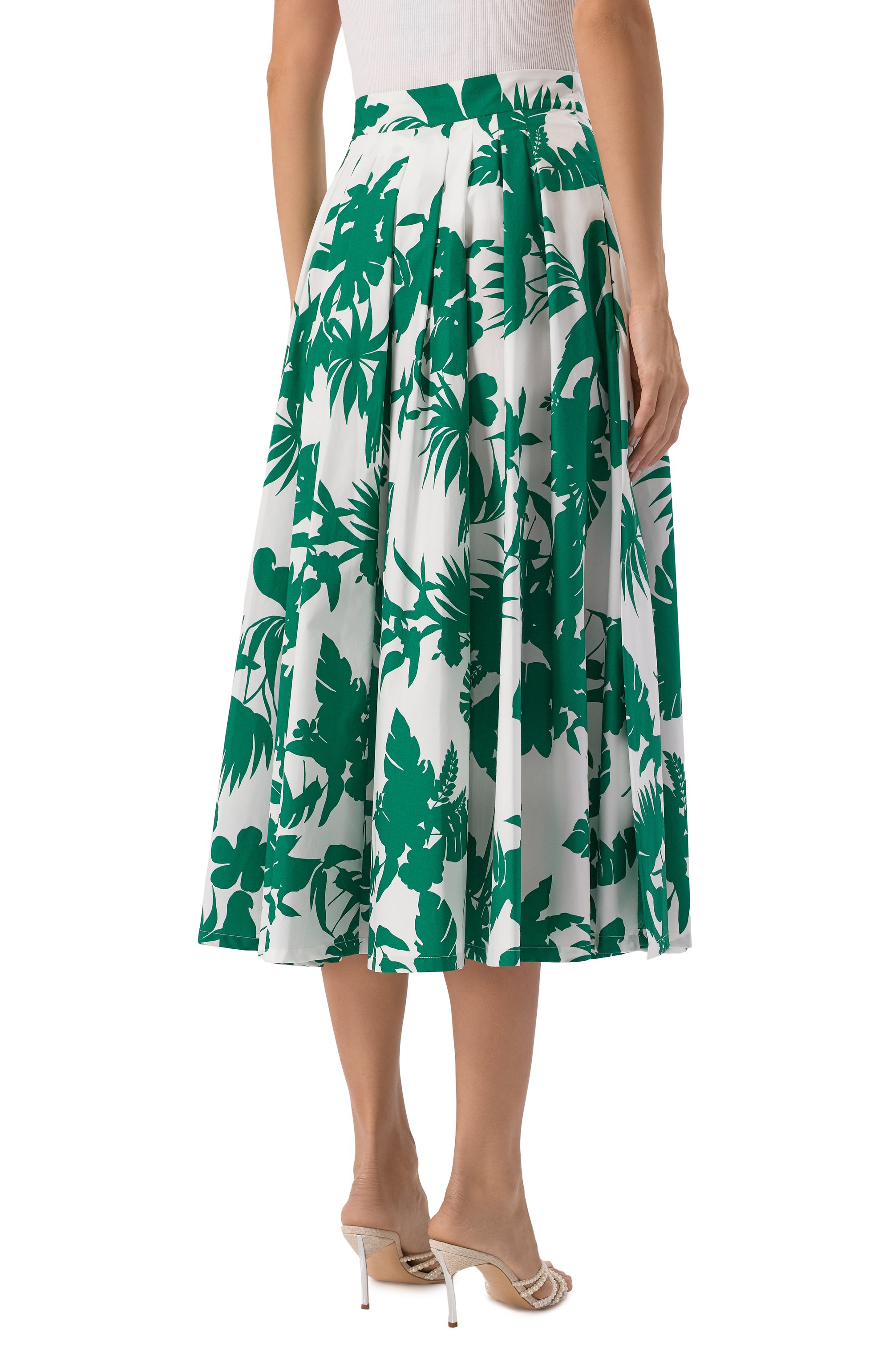 Хлопковая юбка MAX MARA STUDIO, арт. ID0NE0, фото 4