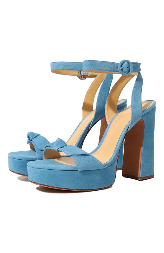

Замшевые босоножки Alexandre Birman, Голубой
