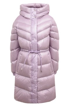 Женский пуховик WOOLRICH сиреневого цвета, арт. CFWW0U0719FRUT3085 | Фото 1 (Кросс-КТ: Куртка, Пуховик; Рукава: Длинные; Длина (верхняя одежда): До колена; Материал внешний: Синтетический материал; Материал сплава: Проставлено; Материал подклада: Синтетический материал; Драгоценные камни: Проставлено; Материал утеплителя: Пух и перо; Стили: Кэжуэл)