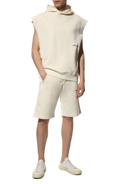 Хлопковые шорты HINNOMINATE кремового цвета по цене 10900 руб., арт. HUS2/HNM38SBE, фото 2 Хлопковые шорты HINNOMINATE, арт. HUS2/HNM38SBE, фото 2