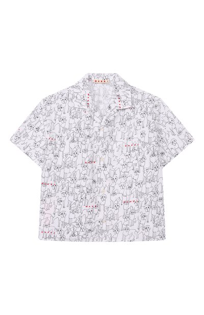 Хлопковая рубашка MARNI, арт. M01373/M00U8