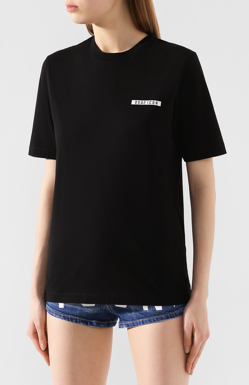 Хлопковая футболка DSQUARED2, арт. S80GC0002/S23009, фото 3