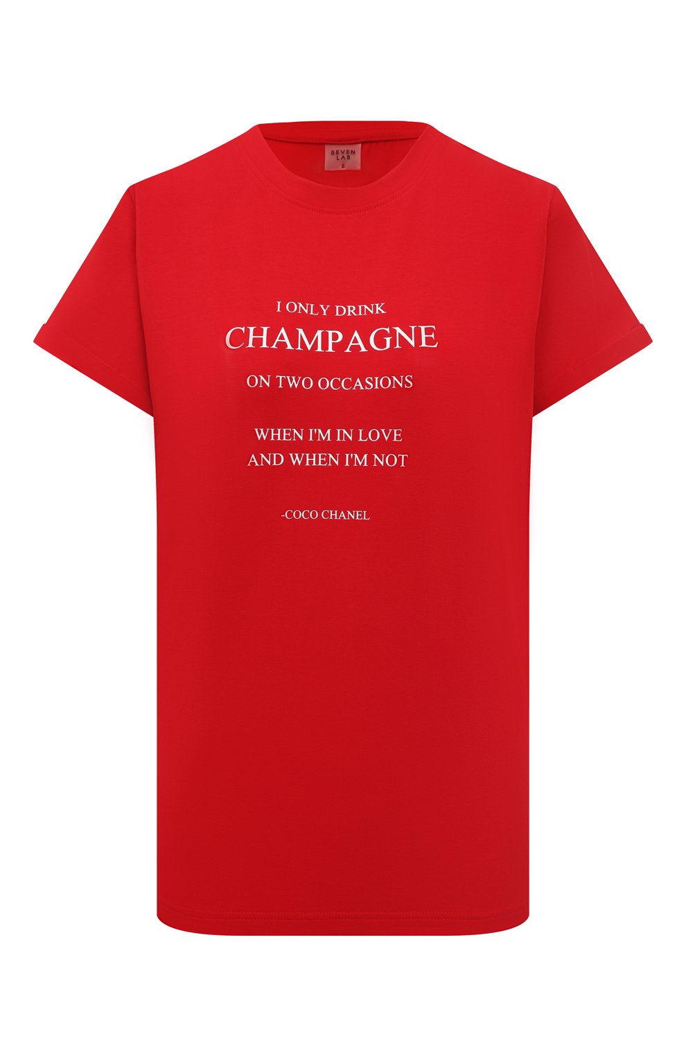 Хлопковая футболка SEVEN LAB, арт. CTR1.01.800.255.0128, фото 1