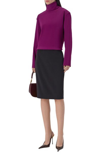 Водолазка из вискозы SAINT LAURENT, арт. 848169/Y5J19, фото 2