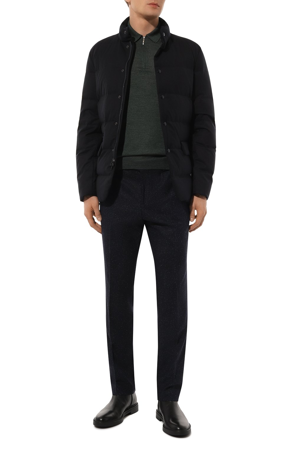 Поло из шерсти и шелка GRAN SASSO, арт. 57137/13190, фото 2