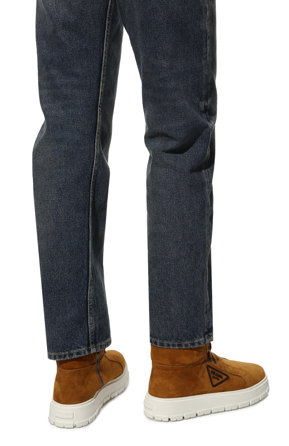 Замшевые ботинки PRADA, арт. 1T492M-FDW-F0046-ZF45, фото 3