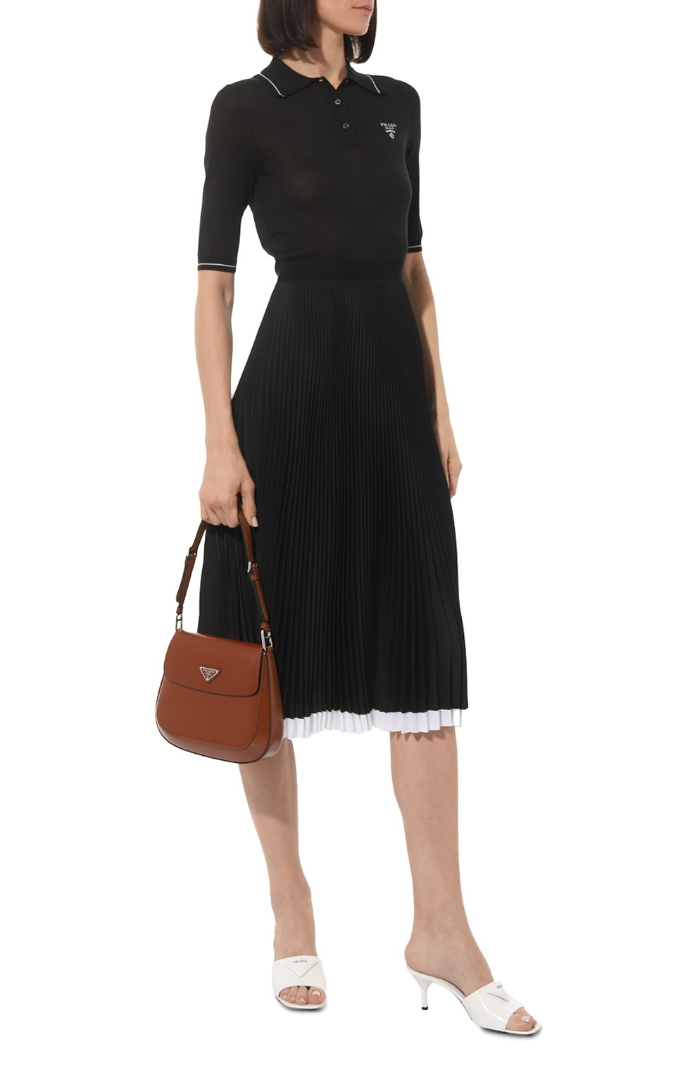 Сумка cleo PRADA коричневого цвета по цене 260000 руб., арт. 1BD303-ZO6-F02TX-HOO, фото 7 Сумка cleo PRADA, арт. 1BD303-ZO6-F02TX-HOO, фото 7