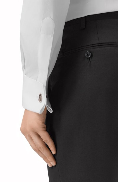 Хлопковая сорочка KITON белого цвета по цене 89950 руб., арт. UCIH09869, фото 5 Хлопковая сорочка KITON, арт. UCIH09869, фото 5
