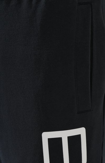 Хлопковые брюки прямого кроя с поясом на резинке EA7, арт. 8NPPC2/PJ05Z, фото 5