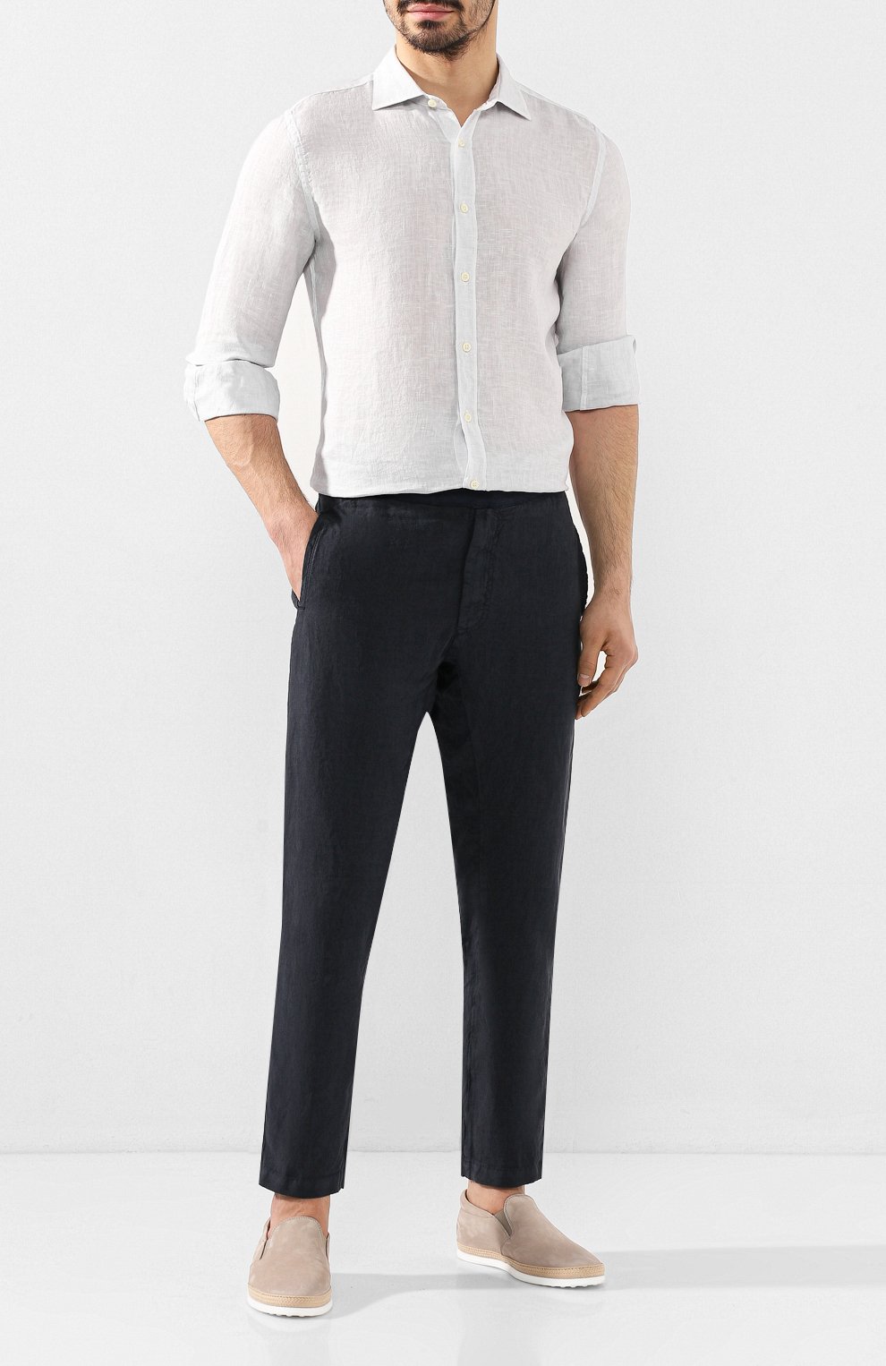 Кожаные слипоны TOD’S, арт. XXM0TV0K9006RN, фото 2