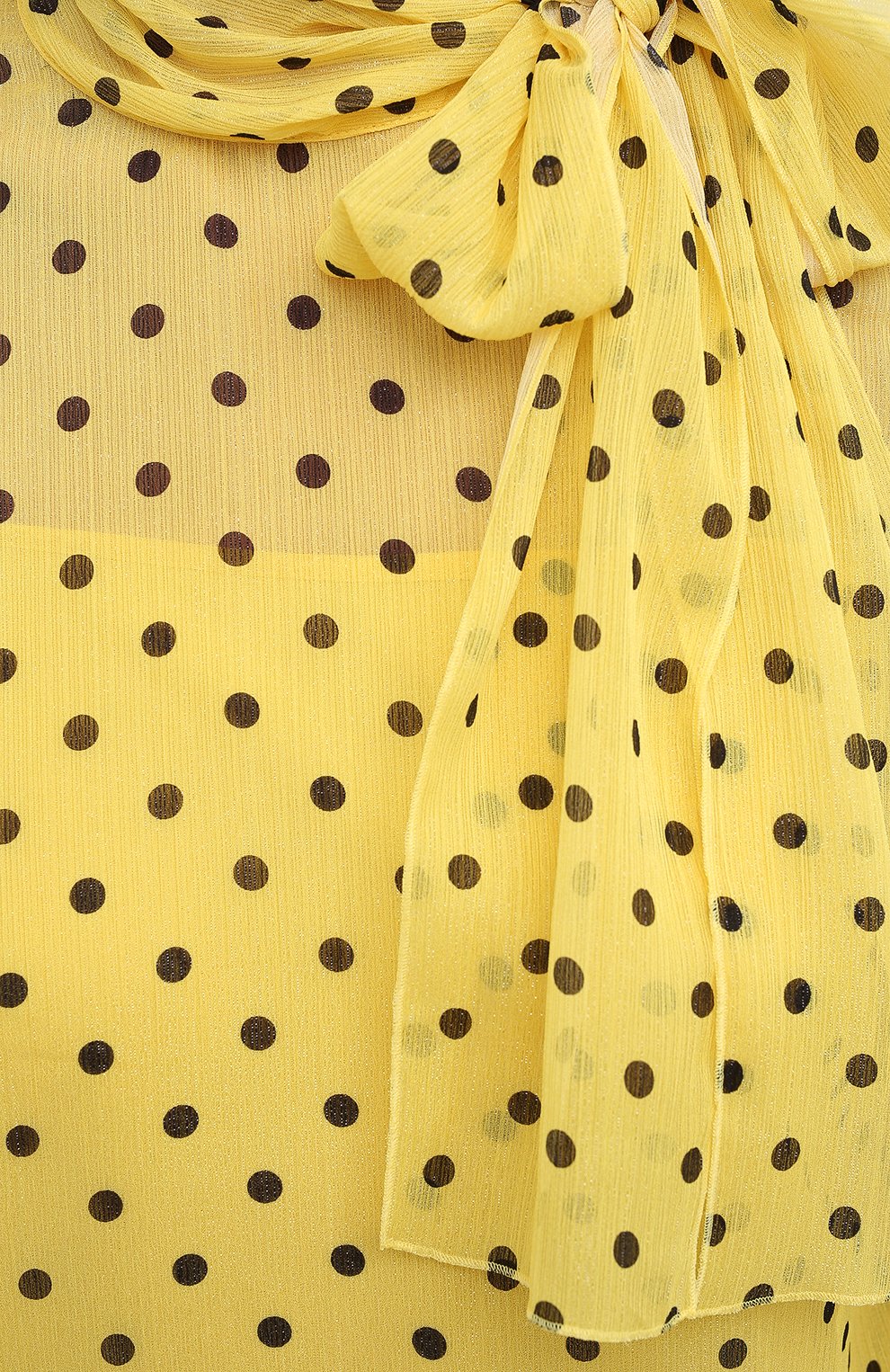 Блузка REDVALENTINO желтого цвета по цене 46050 руб., арт. UR0AB1Y0/5DT, фото 5 Блузка REDVALENTINO, арт. UR0AB1Y0/5DT, фото 5