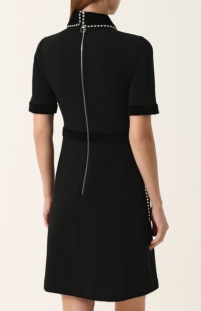Приталенное мини-платье с коротким рукавом GUCCI, арт. 490501/X9G72, фото 4