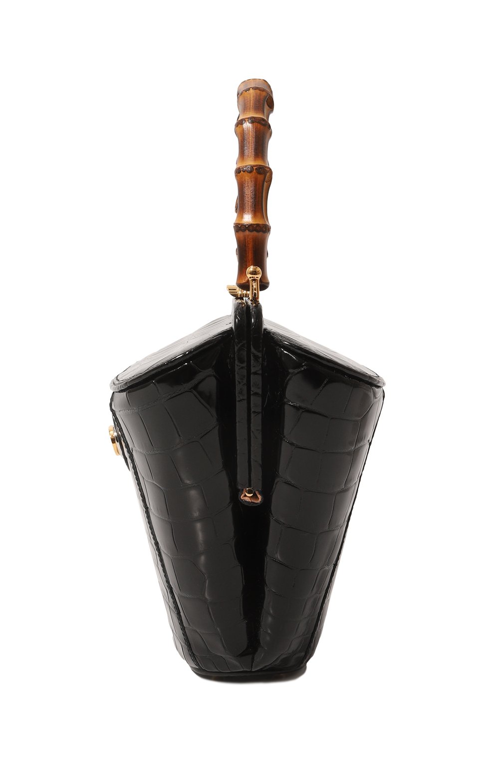 Сумка gucci bamboo из кожи аллигатора GUCCI, арт. 616437 EV40X, фото 4