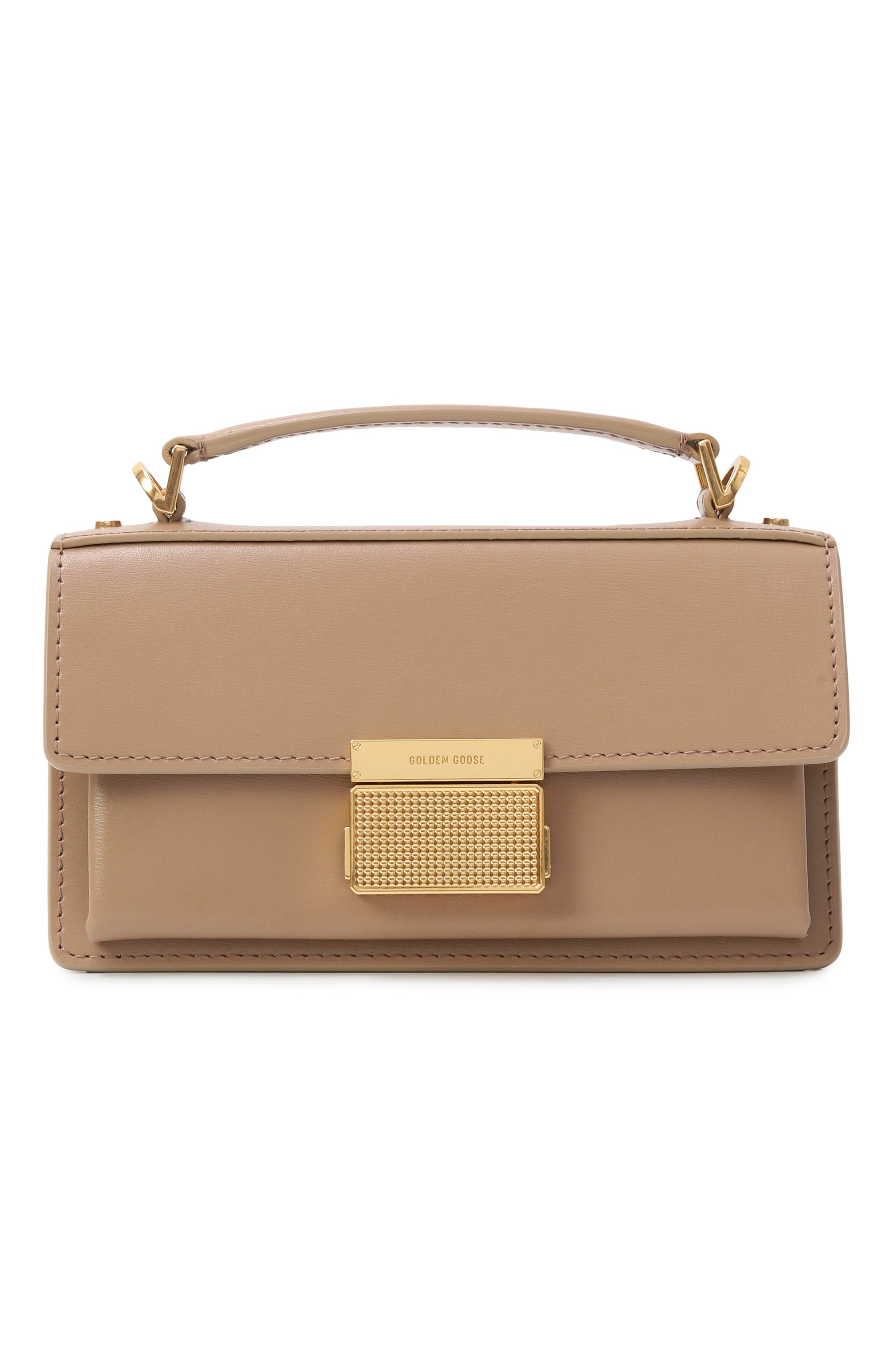 Сумка venezia small GOLDEN GOOSE DELUXE BRAND бежевого цвета по цене 87550 руб., арт. GWA00468.A000565, фото 1 Сумка venezia small GOLDEN GOOSE DELUXE BRAND, арт. GWA00468.A000565, фото 1