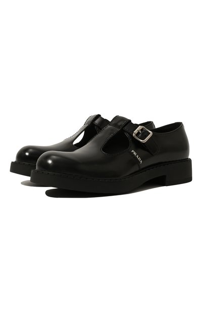 Мужские кожаные ботинки PRADA, арт. 2EE372-055-F0002