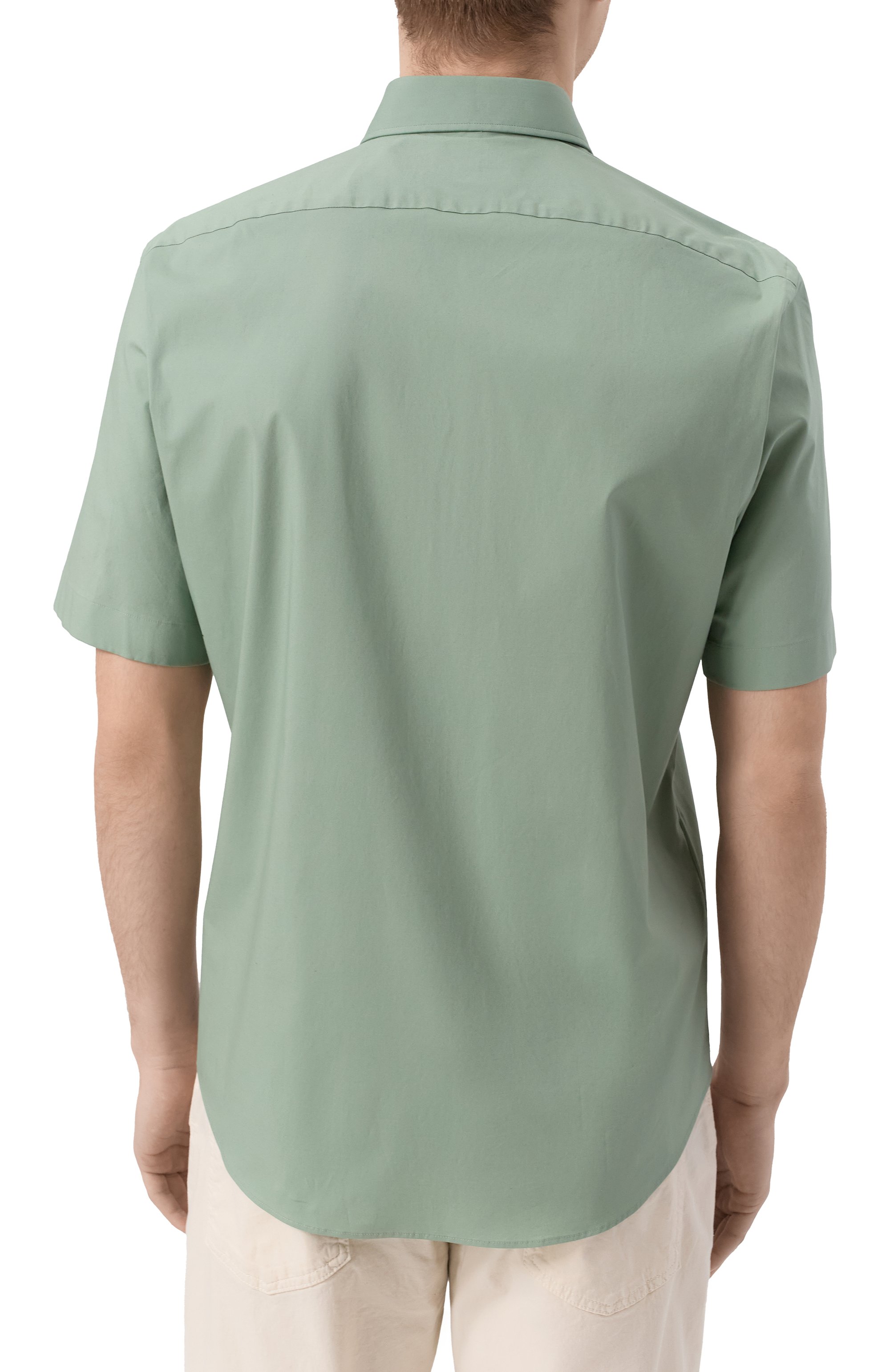 Хлопковая рубашка BOSS, арт. 50539774, фото 4