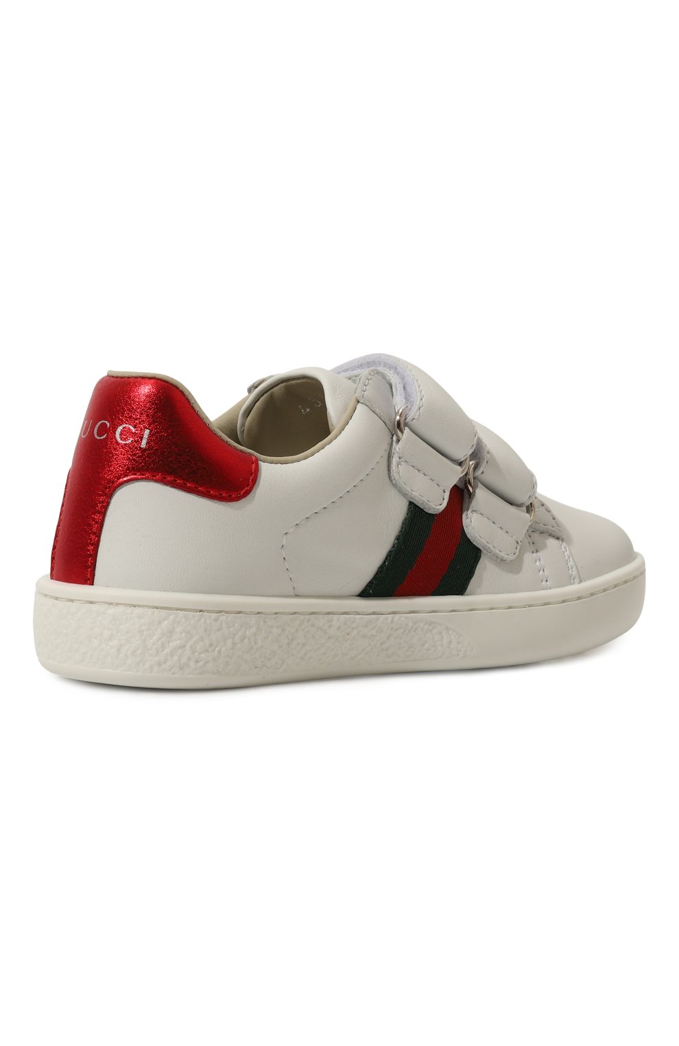 Кожаные кеды GUCCI, арт. 455447/CPWP0, фото 3