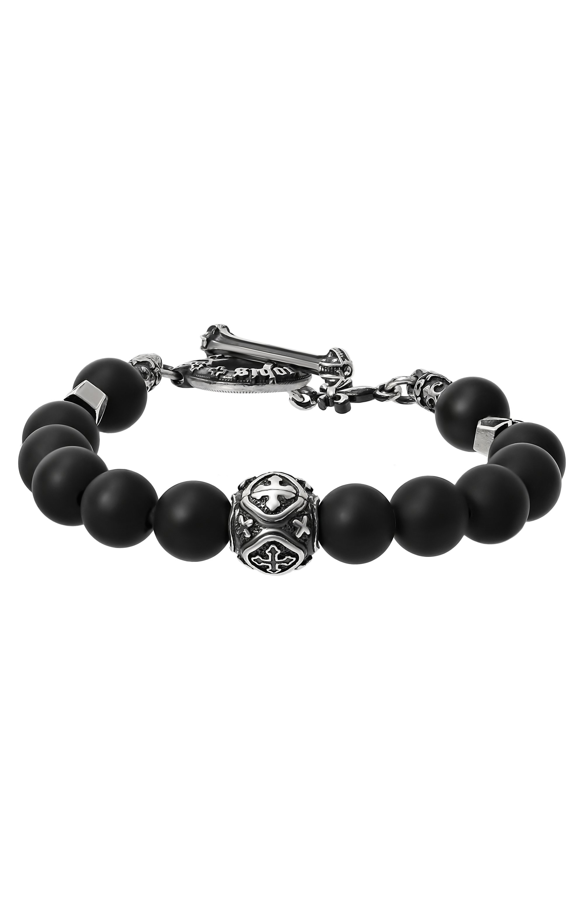 Браслет ангелы и демоны GL JEWELRY черного цвета по цене 22330 руб., арт. PB720, фото 1 Браслет ангелы и демоны GL JEWELRY, арт. PB720, фото 1