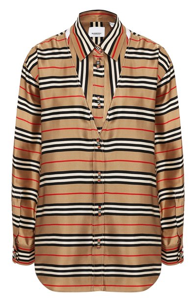Женская шелковая рубашка BURBERRY, арт. 4560922