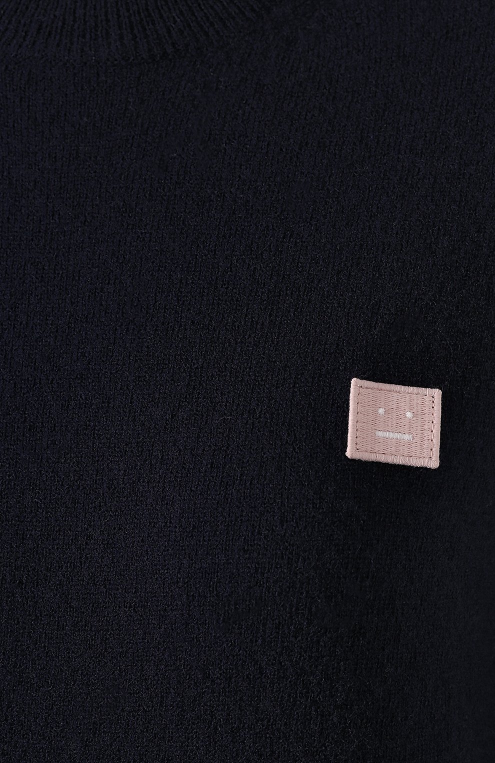 Шерстяной пуловер ACNE STUDIOS темно-синего цвета по цене 39050 руб., арт. C60016/W, фото 5 Шерстяной пуловер ACNE STUDIOS, арт. C60016/W, фото 5