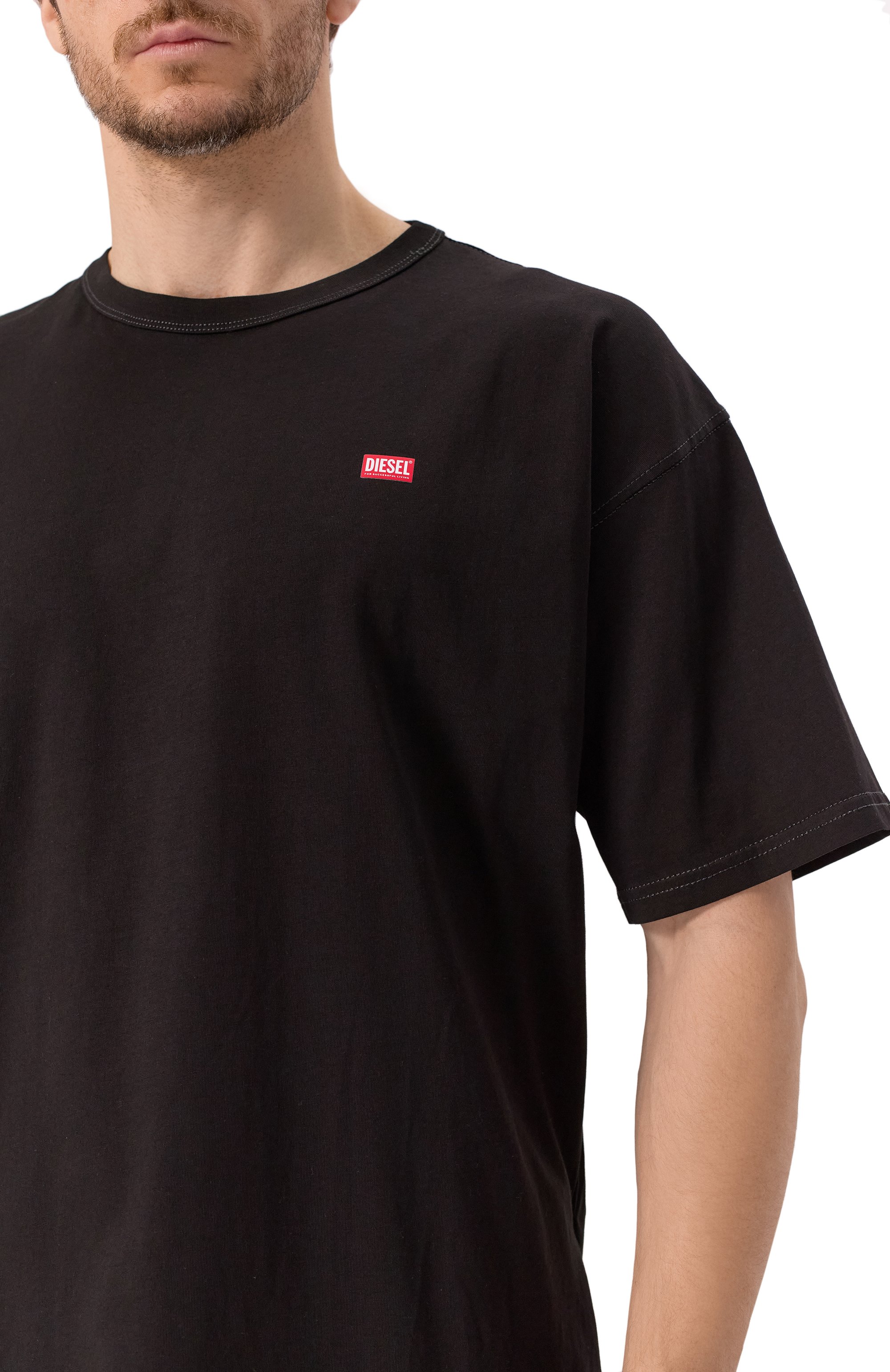Хлопковая футболка DIESEL, арт. A16400/0QIAM, фото 5
