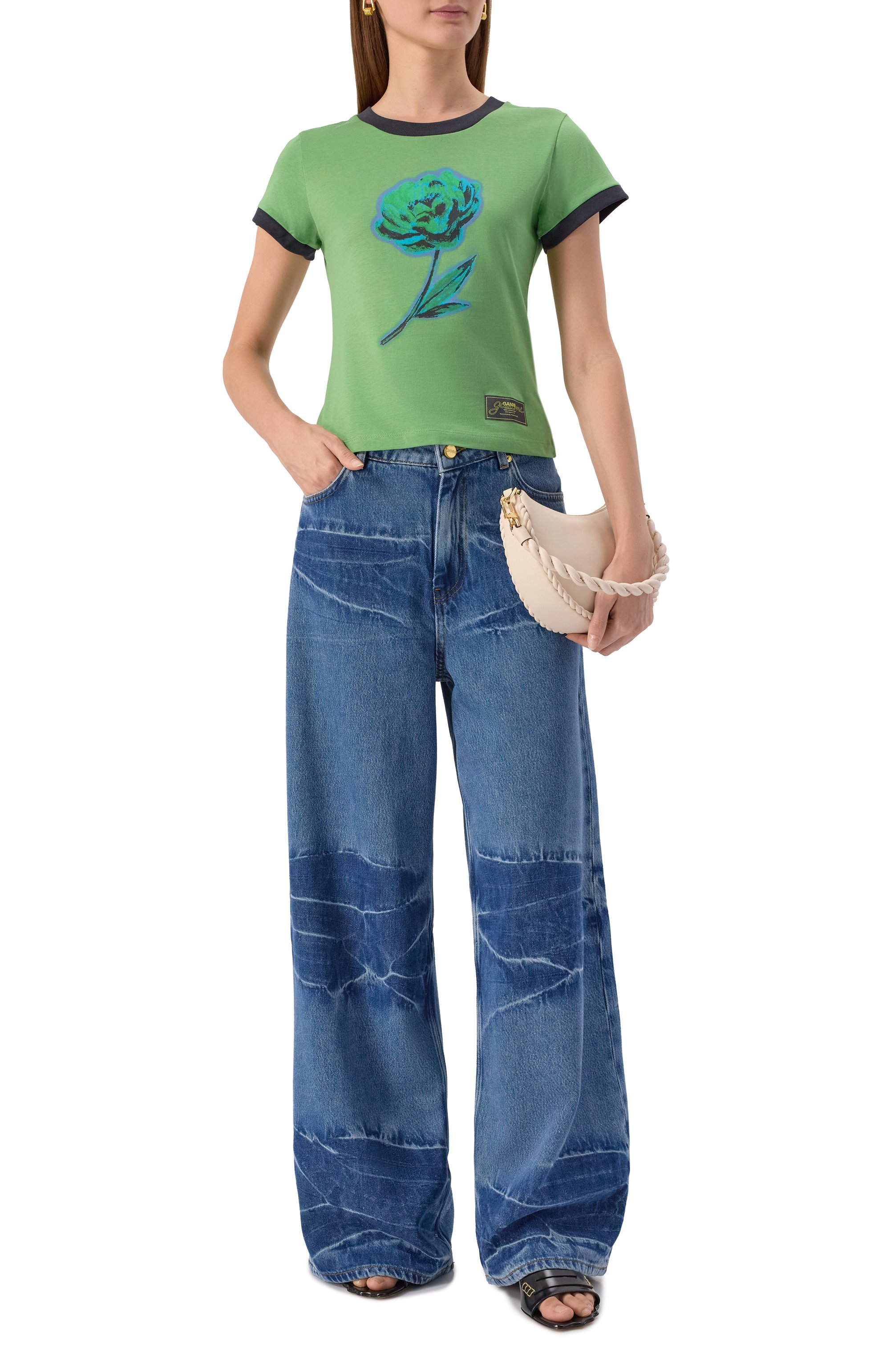 Джинсы GANNI, арт. J1859, фото 2