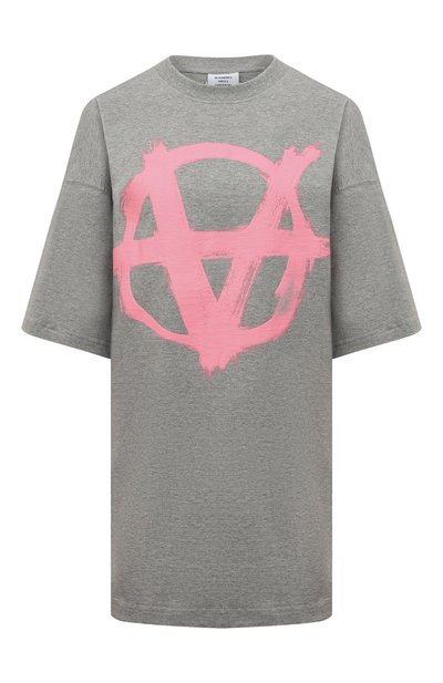 Женская хлопковая футболка VETEMENTS, арт. UE52TR290G 1602/W