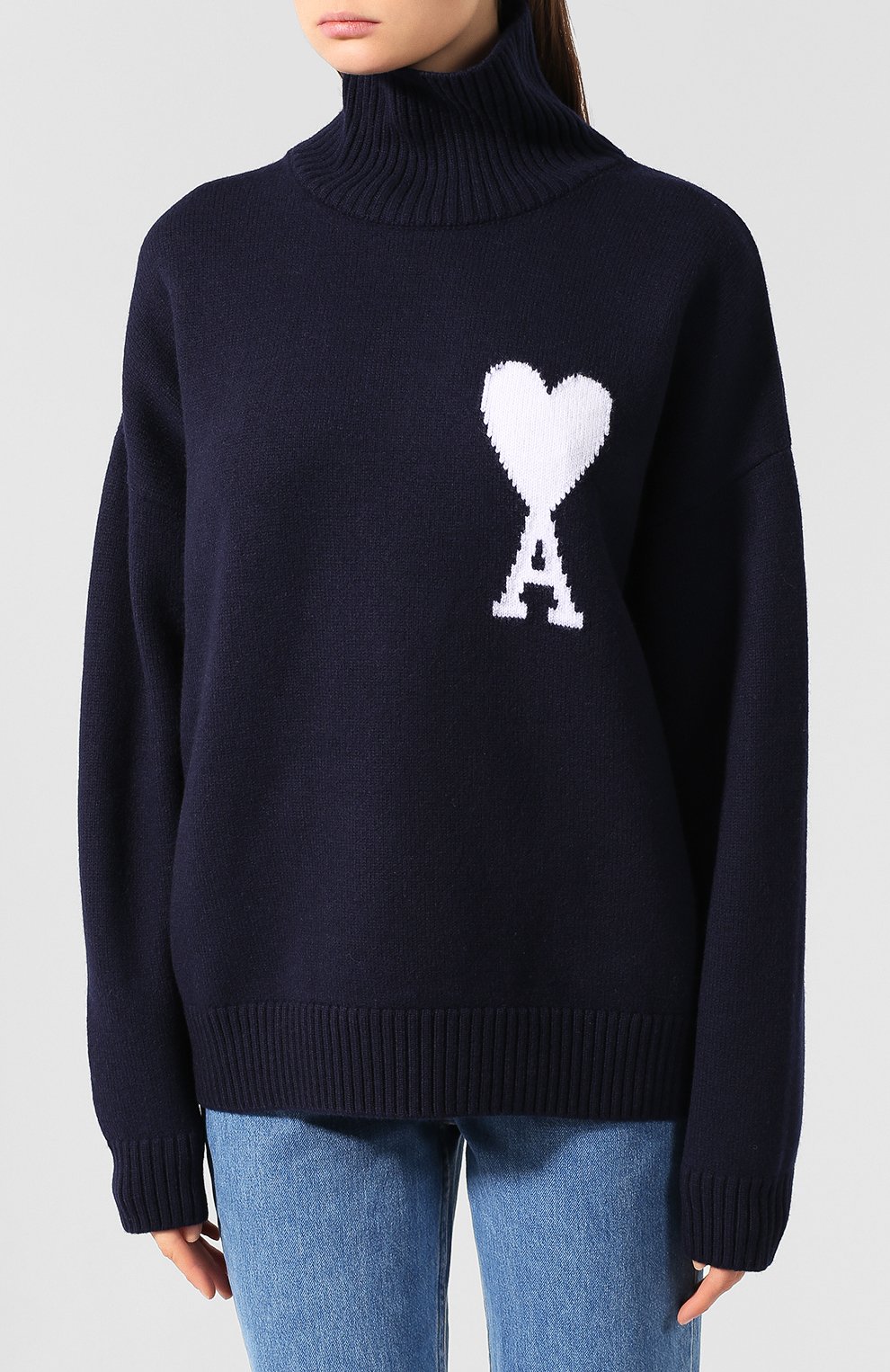 Шерстяной свитер AMI, арт. H19K203.018, фото 3