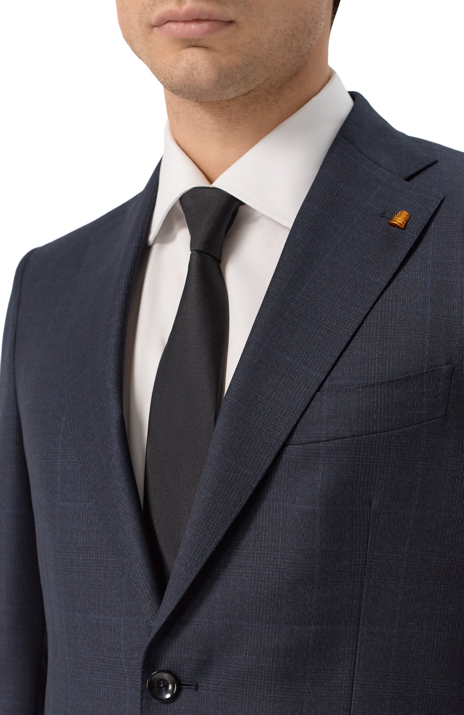 Шерстяной костюм SARTORIA LATORRE темно-синего цвета по цене 144500 руб., арт. G0I7EF/QK0534_SET, фото 6 Шерстяной костюм SARTORIA LATORRE, арт. G0I7EF/QK0534_SET, фото 6